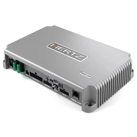 Hertz Marine HMD8DSP 8-forsterker DSP - 8 x 120w @ 2ohm 8 x 85w @ 4ohm