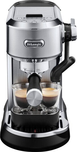 DeLonghi Dedica Maestro Plus Espressomaskin 1,6L 1450W Stål EC950.M DeLonghi Dedica Maestro Plus Espressomaskin 1,6L 1450W Stål EC950.M