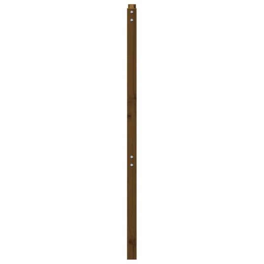 vidaXL Sengegavl honningbrun 96x4x100 cm heltre furu