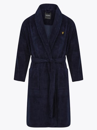 Lyle & Scott Lucas Bathrobe Blå L