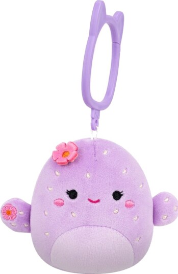 Squishmallows Kosedyr   9 cm   Adrienne   Klips   Squishmallows   OneSize   Kosedyr   Lilla