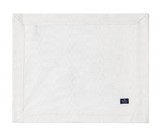 Lexington Dekkebrikke Jacquard Hvit-Offwhite 40x50