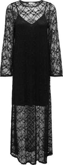 JDY Jdysilvia L/S Lace Maxi Dress Jrs Black L JDY Jdysilvia L/S Lace Maxi Dress Jrs Black L