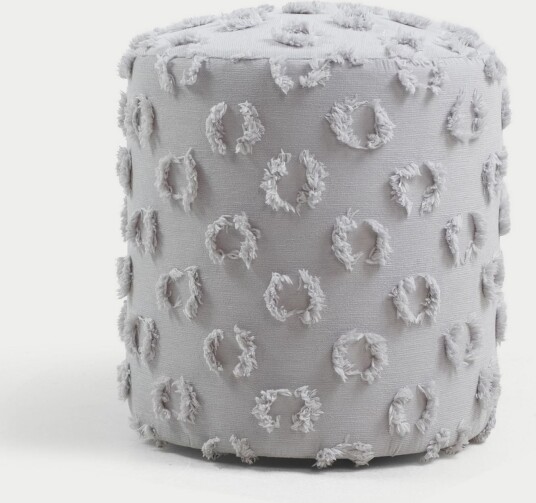 Meric sittepuff 40 cm rund Grå