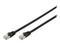 Digitus Cat6 Koblingskabel 3 m SFTP Utendørs Hankjønn Svart Digitus Cat6 Koblingskabel 3 m SFTP Utendørs Hankjønn Svart