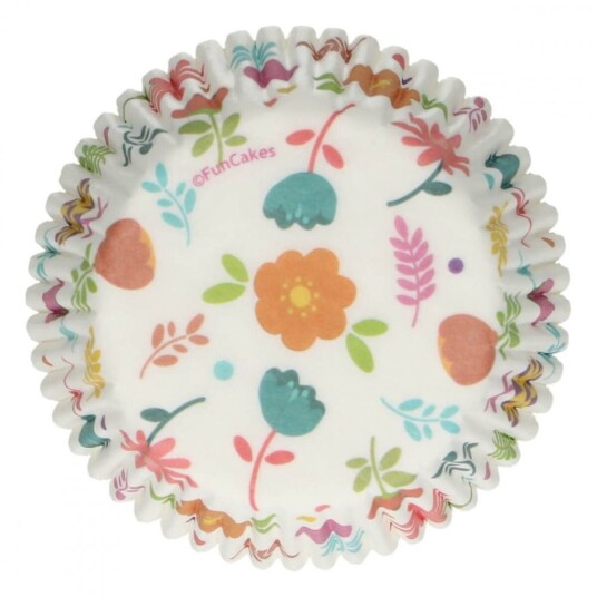 Funcakes Muffinsformer Blomster Pk/48 