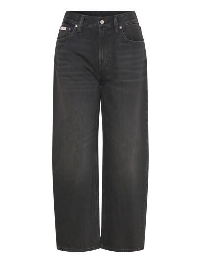 Calvin Klein Jeans Relaxed Barrel Jean Evening Blac Black SH/28