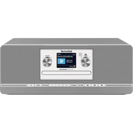 Technisat DigitRadio 372 CD IR Sølv Technisat DigitRadio 372 CD IR Sølv