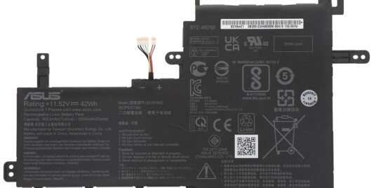 ASUS Batteri B31N1842 3653mAh / 42Wh / 11.52V / 3 celler