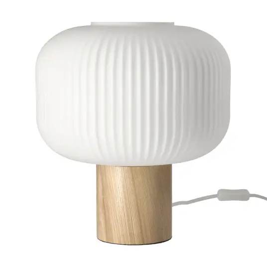Scandi Living Fair Bordlampe 34,5 cm Frostat glass ask