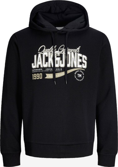 Jack & Jones Hettegenser Jjelogo Sweat Hood 2 Col Aw26 Sn 2 pack Svart