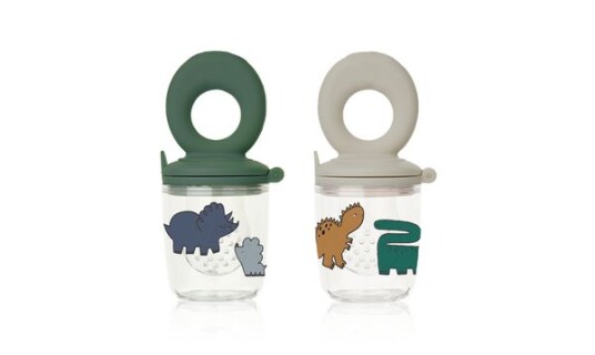 Liewood Miranda Food Feeder 2pk. Dinosaurs