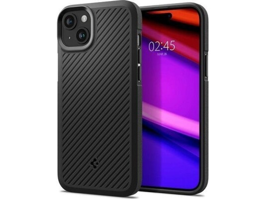 Spigen Core Armor Mobildeksel til iPhone 15 Plus Matte Svart