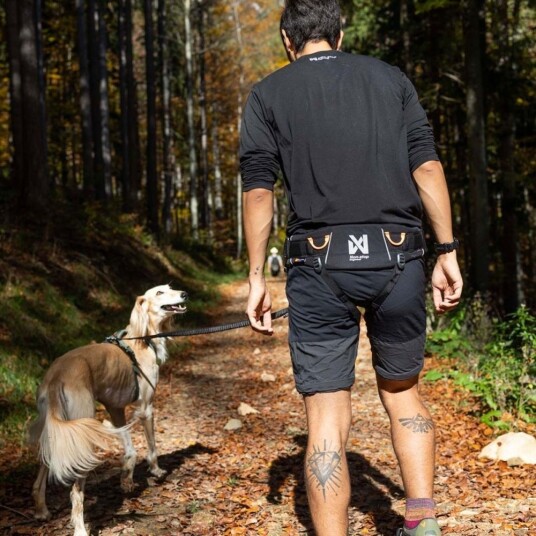 Non-stop Dogwear Trekking 2.0 Magebelte for Hund Størrelse L Svart