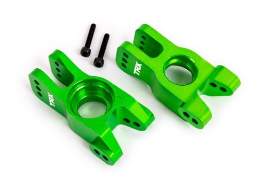 Traxxas 9552G Carriers Stub Axle Alu Green Pair Sledge