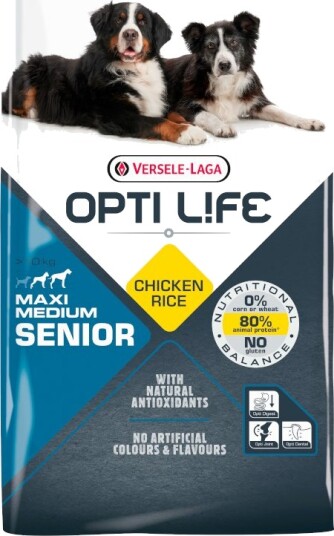 Versele Laga Opti Life Tørrfôr Senior Opti Life Medium & Maxi 2 X 12.5 kg