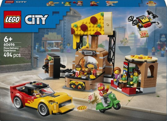 Lego Pizzalevering Med Kjøretøy Lego Pizzalevering Med Kjøretøy