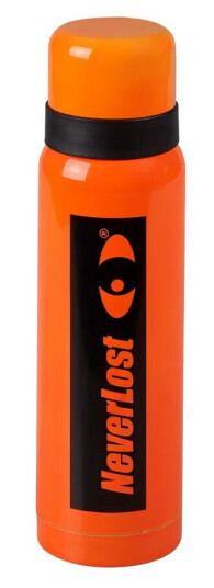 Never Lost Termos 0,75 L 0.75L, Black/Orange