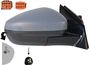 VAN WEZEL 3729828 Sidespeil