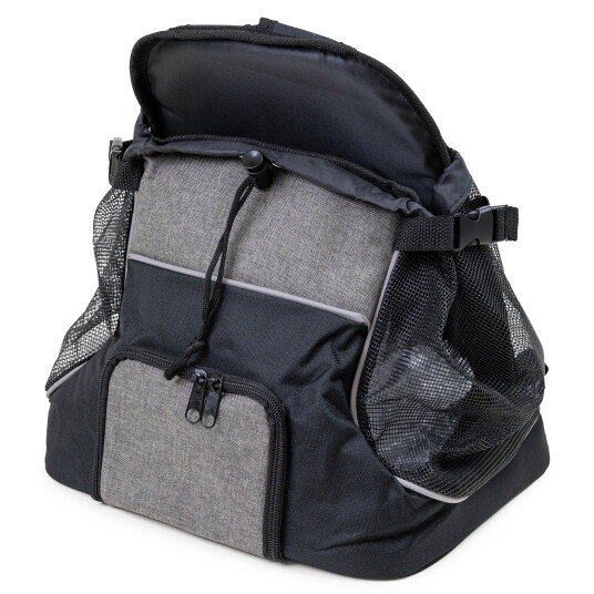 Frontveske Dino 29x23x38cm Svart Bæreveske for Hund Frontveske Dino 29x23x38cm Svart Bæreveske for Hund