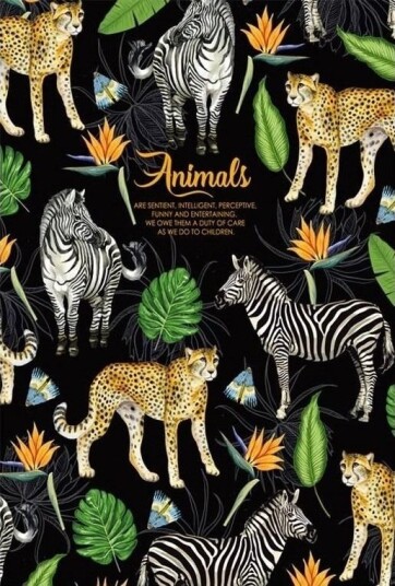 Fresh Dekorativ Notatbok 145X197/80K Ruter Tw Zebra