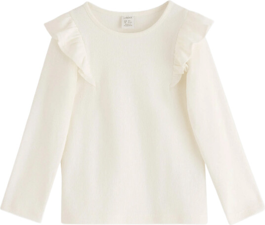 Lindex Long-Sleeved Top - White - 122