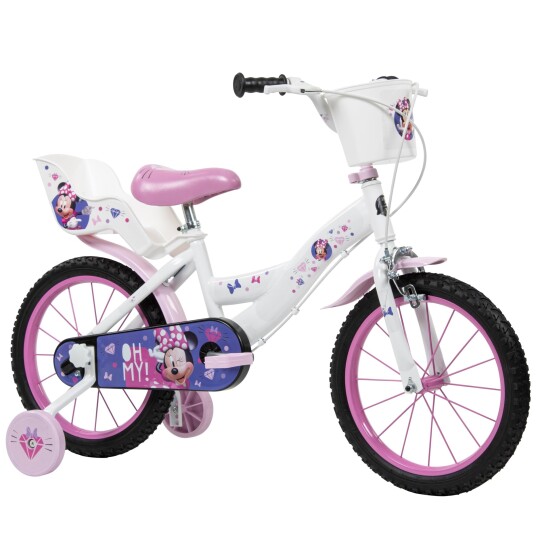 Huffy Barnesykkel 16" Disney Minni Mus Huffy Barnesykkel 16" Disney Minni Mus