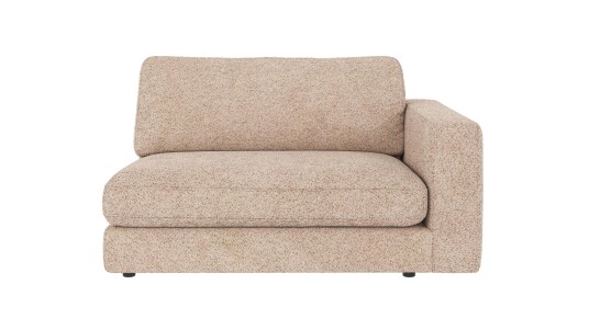 Rowico Home Duncan 1,5 seters ende H Lys beige Anna 2 129 x 103 x 78 cm Beige