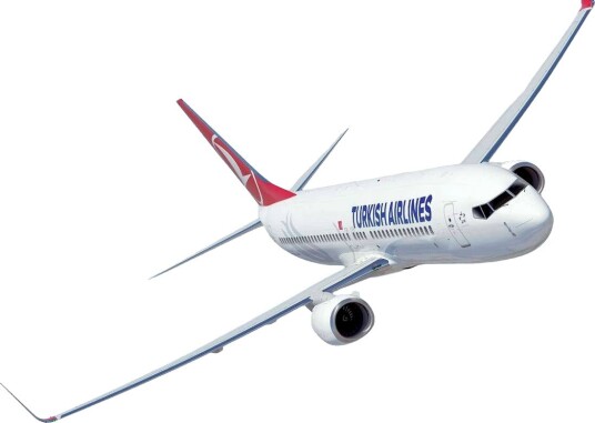 Revell 63772 Boeing 737-800 Turkish Airlines Modellfly Byggesett 1:144