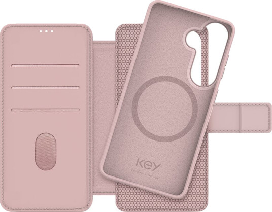 Key Lommebok med magnetdeksel Samsung S26 Rosa