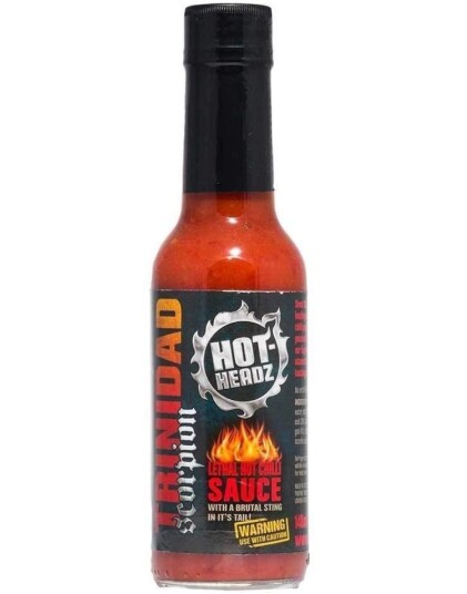 Trinidad Scorpion Pepper Sauce Kjempesterk Saus med Scorpion Pepper 148 ml Trinidad Scorpion Pepper Sauce Kjempesterk Saus med Scorpion Pepper 148 ml