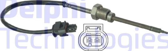 Sensor, eksostemperatur DELPHI TS30049