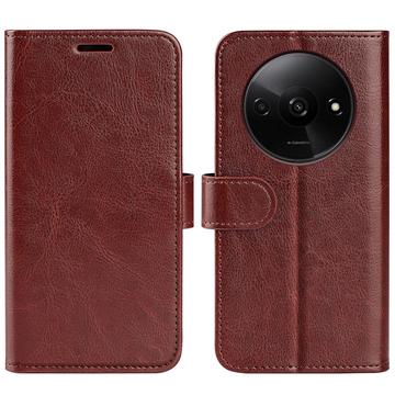 Xiaomi Redmi A3 Lommebok-deksel med Magnetisk Lukning Brun