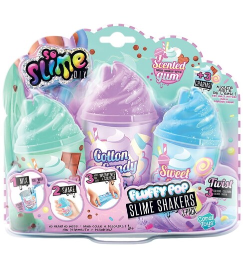 So Slime Slime Shaker Fluffy 3 pakning 1101 0