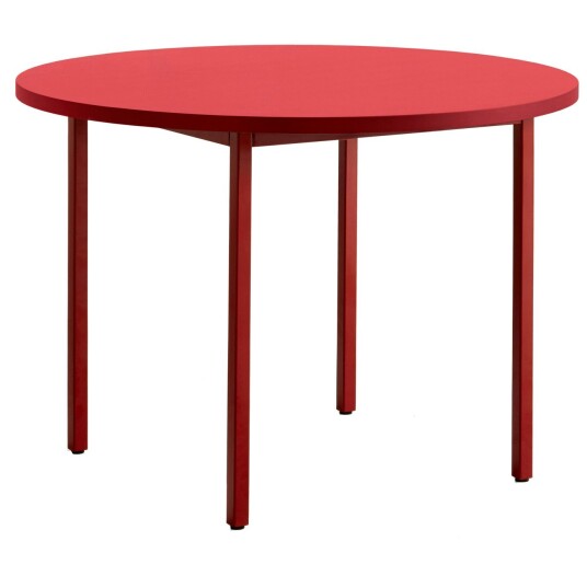 Hay Two Colour Bord Ø105 cm Vinrød / Rød