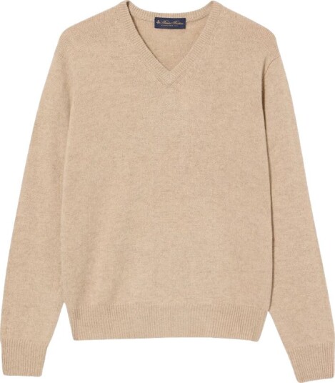 Brooks Brothers Herre Strikkevarer Beige M,