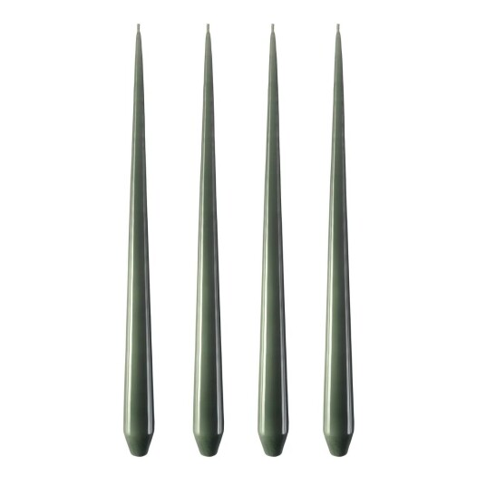 Ester & Erik lys 42 cm 4-pakning green soil Lakkert