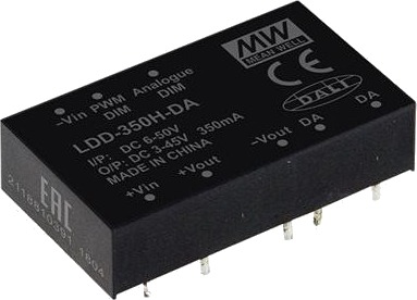 Mean Well Ldd 350H Da 16 W Ip20 0,35 A 45 V 40,6 Mm 18 G