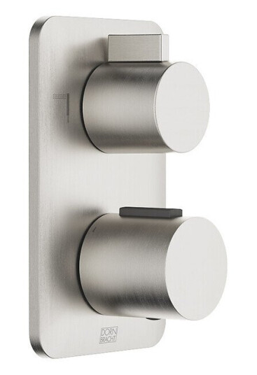 Dornbracht Lissé Termostat, med 2 utløp For innbygging, Matt Platina Dornbracht Lissé Termostat, med 2 utløp For innbygging, Matt Platina