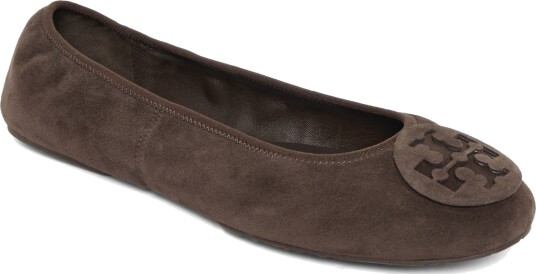 Tory Burch Reva Travel Ballet Brown 38