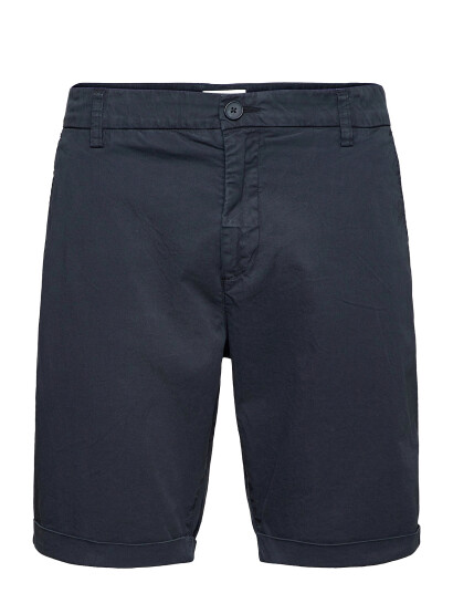 Knowledge Cotton Apparel Regular Chino Poplin Shorts - Gots/ - Navy - 29