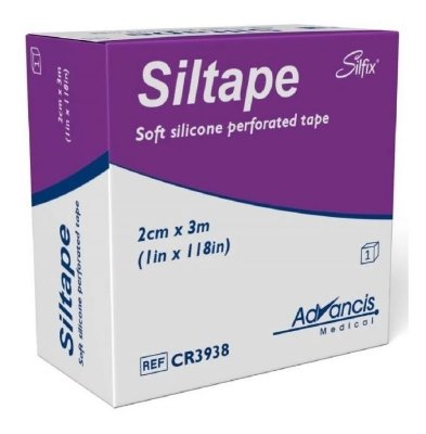 Siltape silikontape 2cm x 3m | Skånsom hudtape for arr og sår Siltape silikontape 2cm x 3m | Skånsom hudtape for arr og sår