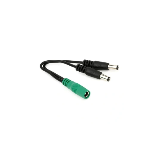 Voodoo Lab Current Doubler Two 2.1mm Straight 2.1mm Female 4” Voodoo Lab Current Doubler Two 2.1mm Straight 2.1mm Female 4”