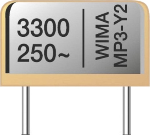 Wima Mp3r Y2 Støyreduserende Kondensator Med Radiale Ledninger 0,01 Μf 300 V/Ac 20 % 1 Stk Mpry2w2100ff00mssd 1