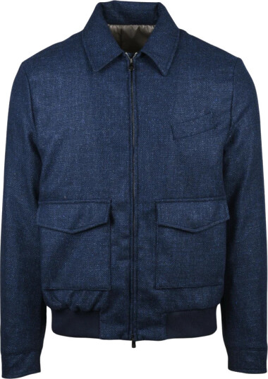 Luigi Borrelli Napoli, Herre, Jakker, Blå, 2XL,