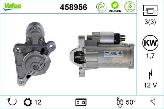 Starter VALEO 458956
