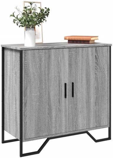 Skjenk grå sonoma 78x35,5x74,5 cm konstruert tre 8721102811104