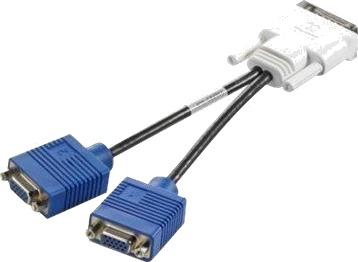 Hp Vga Kabel Dms 59 Hann Til Hd 15 Vga Hunn Svart For Quadro Nvs 280 Nvs 290 Nvs 440 Quadro4 280 Nvs