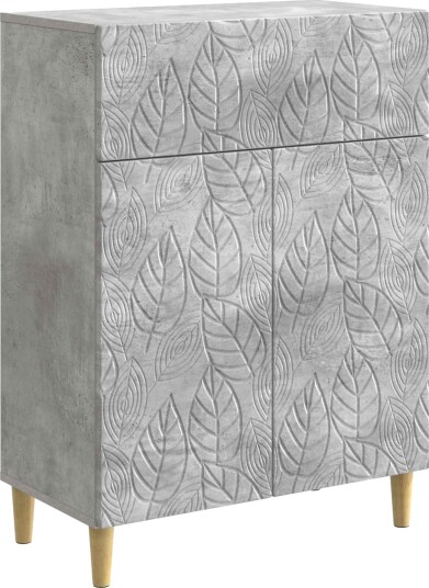 Serviesskap Betonggrå 66 x 34,5 x 90 cm Konstruert tre Serviesskap Betonggrå 66 x 34,5 x 90 cm Konstruert tre