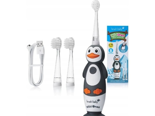 Børste Baby Wildones Penguin Grey Tannbørste Børste Baby Wildones Penguin Grey Tannbørste